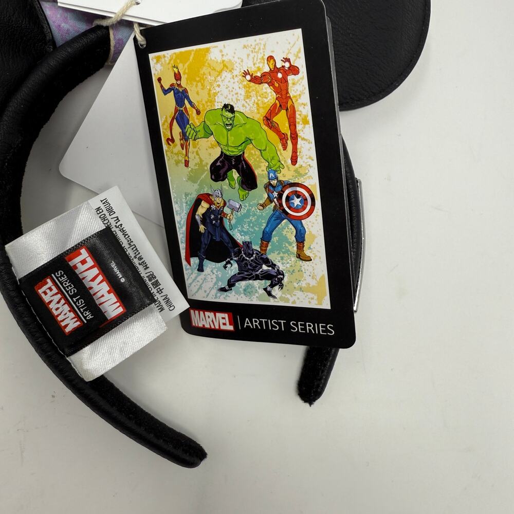 NWT Disney Marvel Avengers Mickey Ears Loungefly Hero Theme Parks Collector - Picture 13 of 14